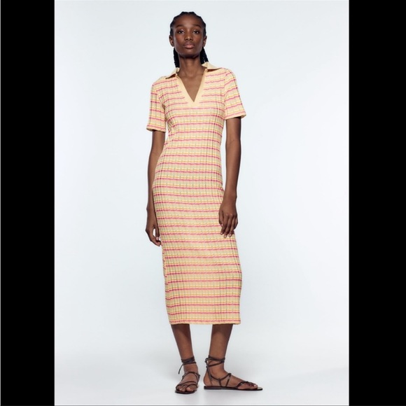 ZARA midi dress NWT - Picture 1 of 2